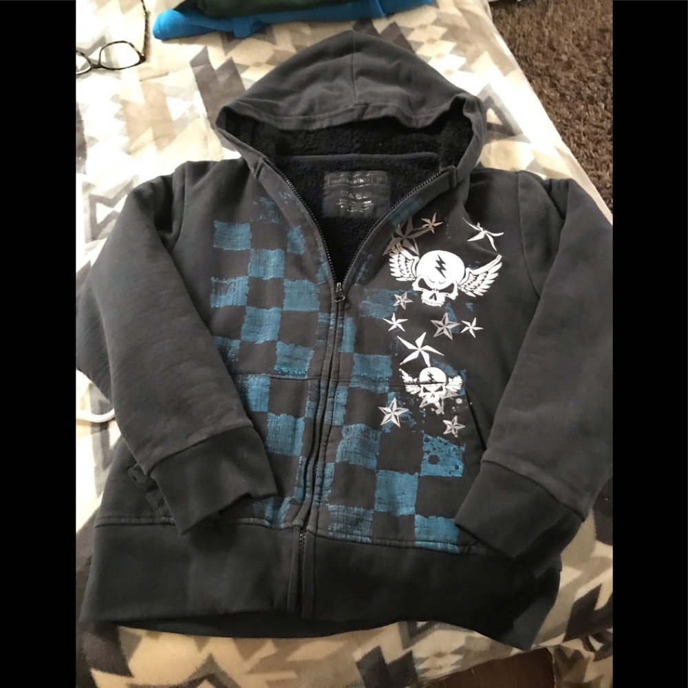 Sweatshirt jacket zip up - youth boy